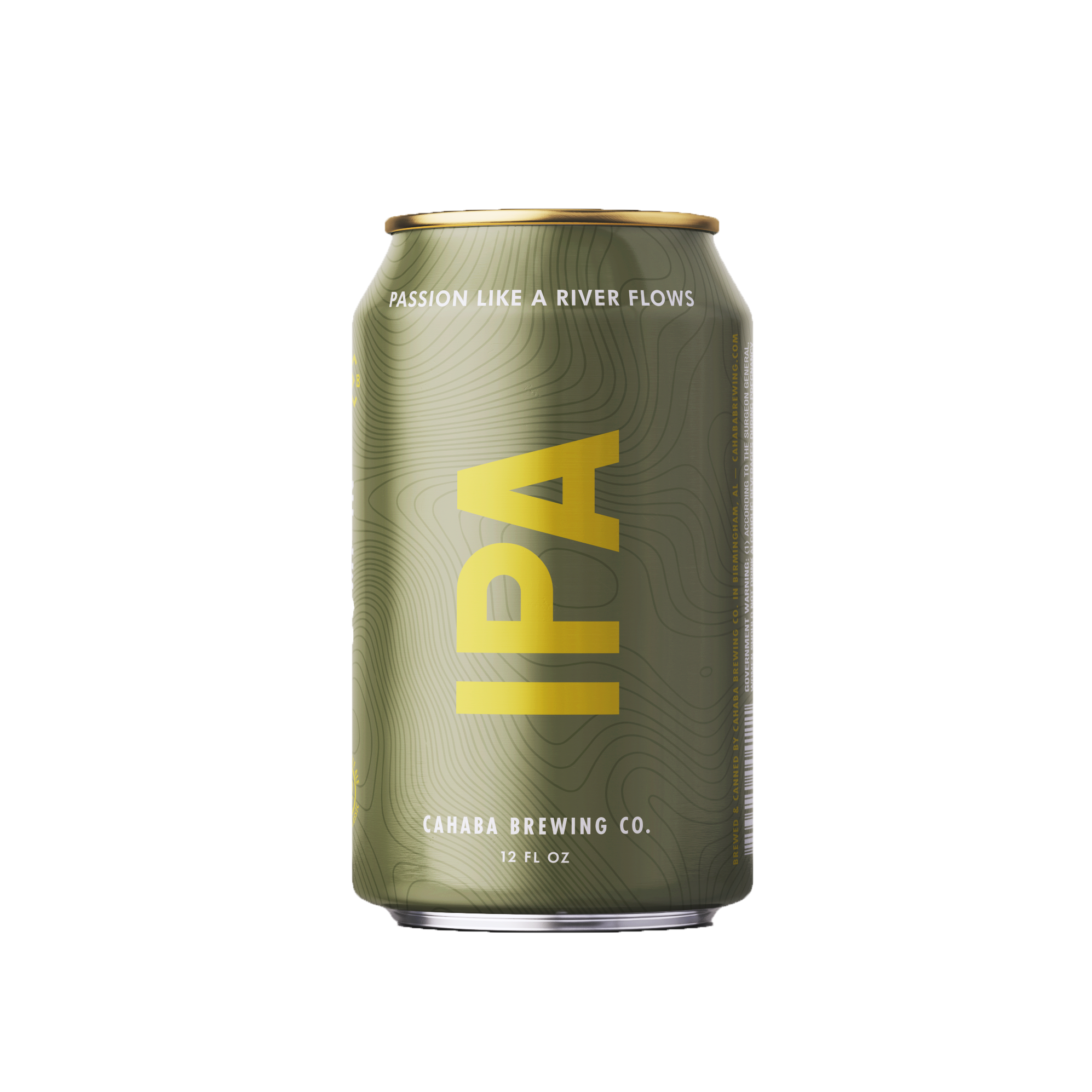 Cahaba Oka Uba IPA by Cahaba Brewing Company